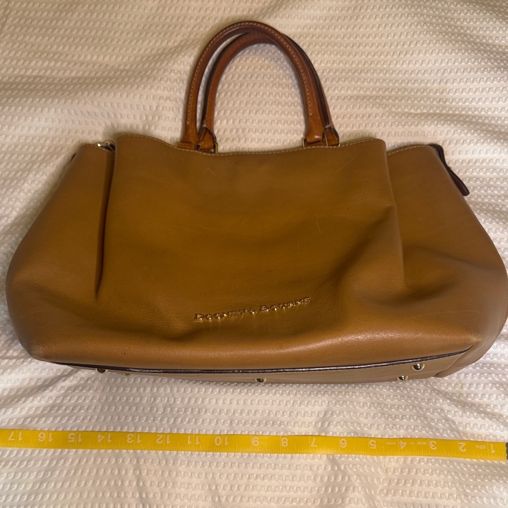 Dooney & Bourke Tan Leather Satchel